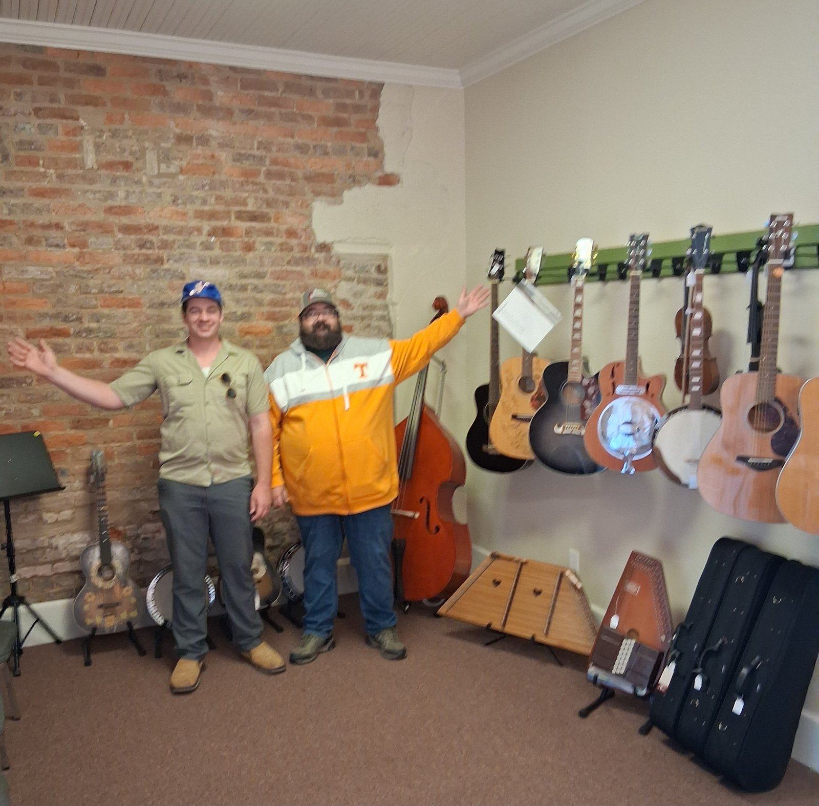 Joey Gipson and Michael Klug at Stone Fort Music