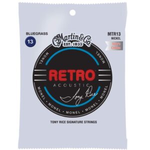 Martin MTR13 Retro Bluegrass Tony Rice’s Choice Acoustic Guitar Strings