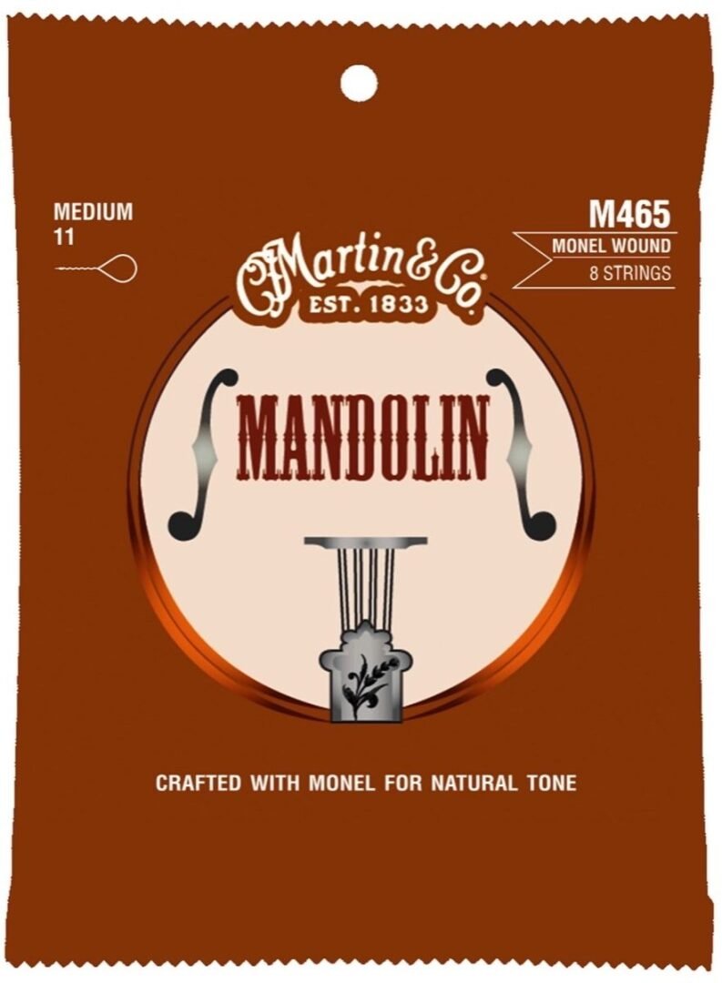 Martin M465 Mandolin Strings Medium Guage (Monel)